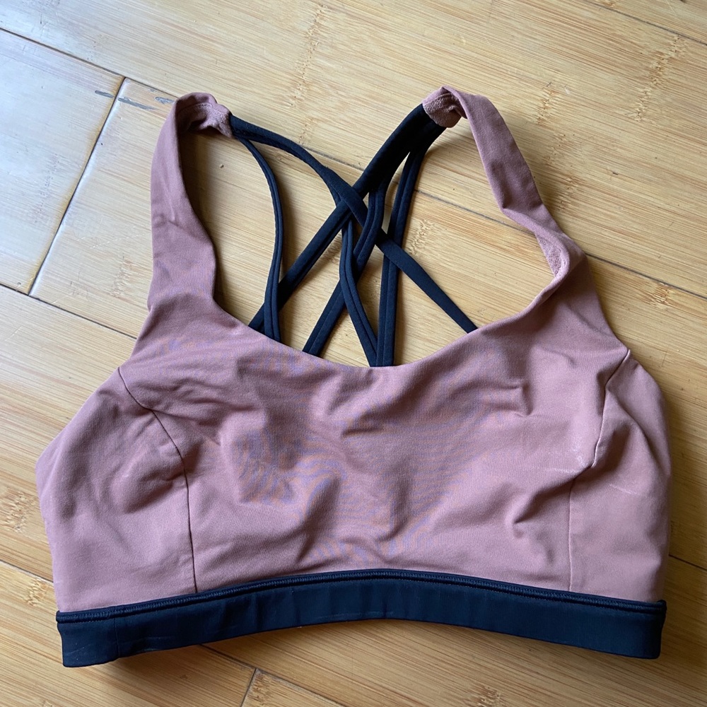 Lululemon brown and black bra